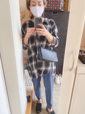 「e.r.g*（イーアールジー）のアイテム」を使った、ommiさん（レディース・160cm）の秋コーディネート