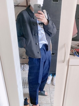 「GOOD ROCK SPEED（グッドロックスピード）のアイテム（バッグ）」を使った、ommiさん（レディース・160cm）の春コーディネート