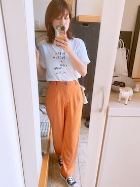 「GOOD ROCK SPEED（グッドロックスピード）のアイテム（バッグ）」を使った、ommiさん（レディース・160cm）の夏コーディネート