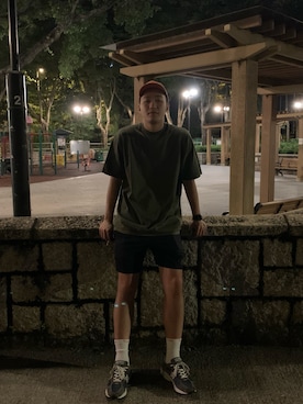 「NOAH（ノア）のアイテム（キャップ）」を使った、Ethantisticさん（メンズ・192cm）の秋コーディネート