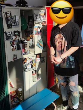 「RICK OWENS」｜「アイテム（スリッポン）」を使った、Ikuya.Nさん（メンズ・183cm）の春コーディネート