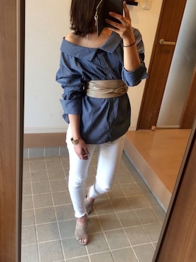 ( *´꒳`* )さん（レディース・162cm）の春コーディネート
