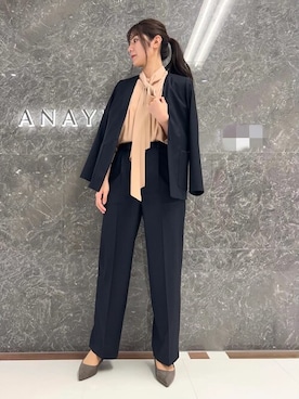 「シルク」｜「アイテム（その他アウター）」を使った、Genbaさん（レディース・168cm）の秋コーディネート