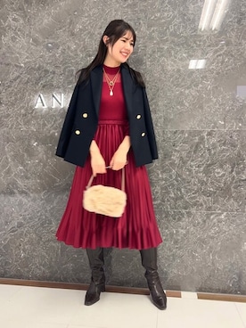 「ANAYI（アナイ）のアイテム」を使った、Genbaさん（レディース・168cm）の秋コーディネート