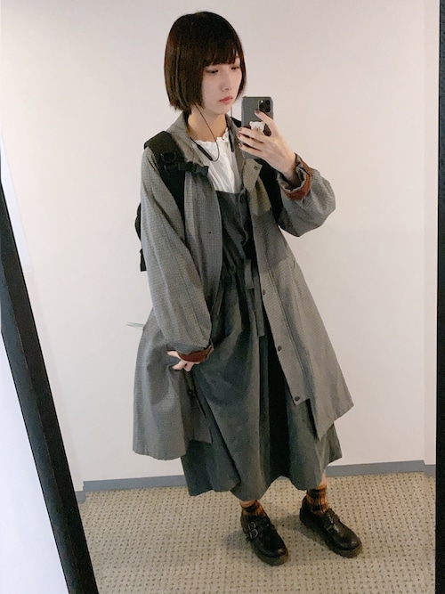 Saya Kbfのステンカラーコートを使ったコーディネート Wear