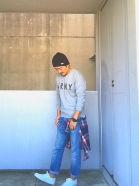 みえは〜る。さん（メンズ・169cm）の冬コーディネート