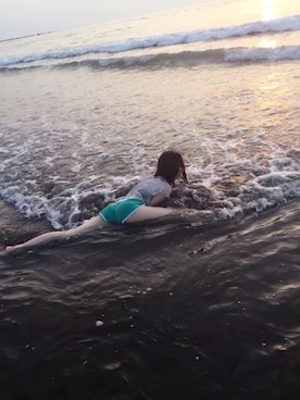 「COACH（コーチ）のアイテム（パンツ）」を使った、妤希さん（レディース・152cm）の夏コーディネート