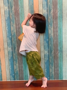 「COACH（コーチ）のアイテム（パンツ）」を使った、妤希さん（レディース・152cm）の夏コーディネート