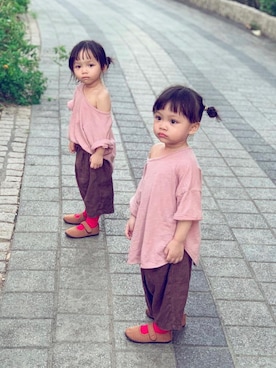 「COACH（コーチ）のアイテム（パンツ）」を使った、妤希さん（レディース・152cm）の秋コーディネート