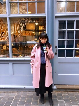 「Gabor（ガボール）のアイテム」を使った、miffyさん（レディース・162cm）の冬コーディネート