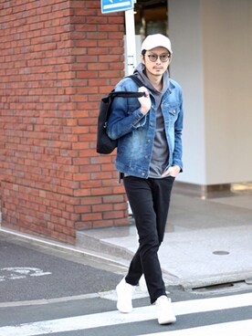 「ラトルトラップ」｜「アイテム（その他）」を使った、shunsuke.Hさん（メンズ・182cm）の春コーディネート