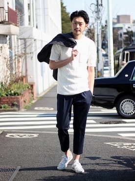 「MIND BLOW（マインドブロウ）のアイテム」を使った、shunsuke.Hさん（メンズ・182cm）の春コーディネート