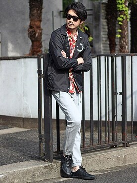 Red Hot Chili Peppers Rattle Trap コーチジャケットを使った人気ファッションコーディネート Wear