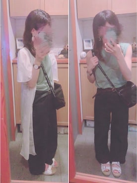 ちーさん（レディース・155cm）の夏コーディネート