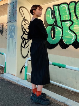 「ホカオネオネ」｜いそまた あいさん（レディース・160cm）の冬コーディネート