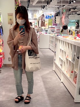 「RAY CASSIN（レイカズン）のアイテム（アクセサリー）」を使った、chiyさん（レディース・152cm）の夏コーディネート