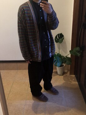 「Perry Ellis（ペリーエリス）のアイテム」を使った、ピンさん（メンズ・170cm）の秋コーディネート