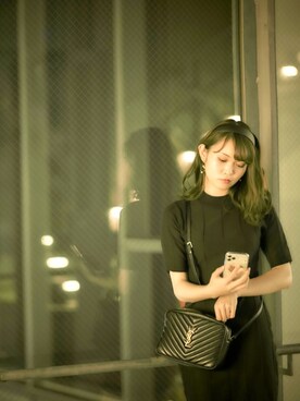 「WEGO（ウィゴー）のWEGO/ワイドカチューシャ（カチューシャ）」を使った、ななかなさん（レディース・156cm）の秋コーディネート