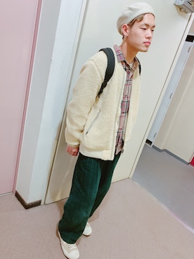 「DOUBLE NAME（ダブルネーム）のアイテム」を使った、ゆうきさん（メンズ・166cm）の秋コーディネート