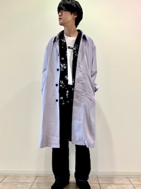 「JUNRED（ジュンレッド）のアイテム（スニーカー）」を使った、ryujiさん（メンズ・176cm）の春コーディネート