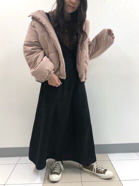 「Lattice（Lattice）のアイテム（アクセサリー）」を使った、RIHOさん（レディース・158cm）の秋コーディネート