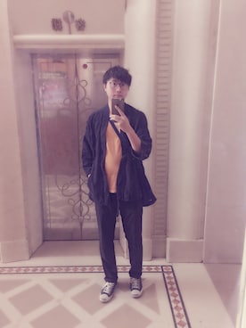 「アイテム（ブルゾン）」を使った、Squall-Wongさん（メンズ・186cm・30代）の秋コーディネート