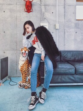 ARISAさん(レディース・157cm)の冬コーディネート