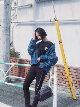 「G.V.G.V.（ジーヴィージーヴィー）のアイテム（ジャケット/アウター）」を使った、ARISAさん（レディース・157cm）の春コーディネート