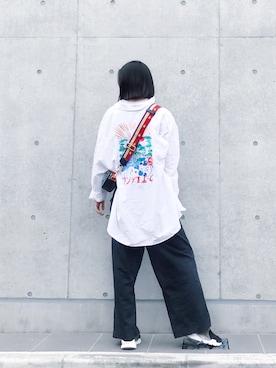 「730（ナナサンマル）のアイテム」を使った、ARISAさん（レディース・157cm）の春コーディネート