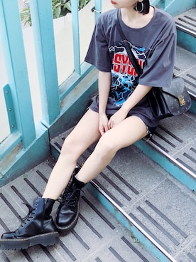「MCM（エムシーエム）のアイテム」を使った、ARISAさん（レディース・157cm）の夏コーディネート
