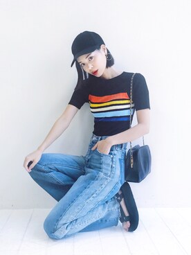 ARISAさん(レディース・157cm)の夏コーディネート