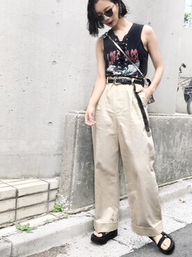 ARISAさん(レディース・157cm)の夏コーディネート