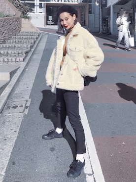 ARISAさん（レディース・157cm）の冬コーディネート