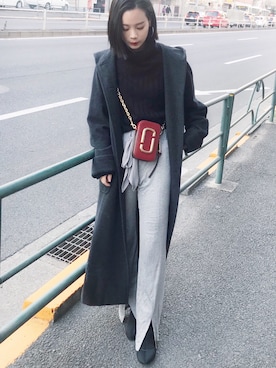 「made in HEAVEN（メイドインヘブン）のアイテム」を使った、ARISAさん（レディース・157cm）の冬コーディネート