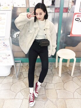 ARISAさん（レディース・157cm）の冬コーディネート