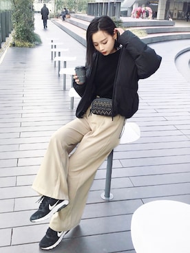 ARISAさん（レディース・157cm）の冬コーディネート