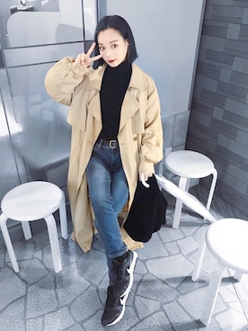 ARISAさん（レディース・157cm）の春コーディネート