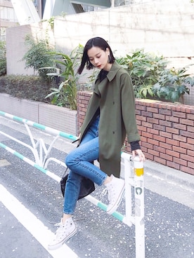 ARISAさん（レディース・157cm）の春コーディネート