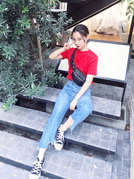 ARISAさん（レディース・157cm）の夏コーディネート