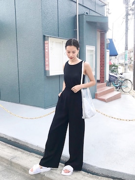 「proef（プロエフ）のアイテム（バッグ）」を使った、ARISAさん（レディース・157cm）の夏コーディネート