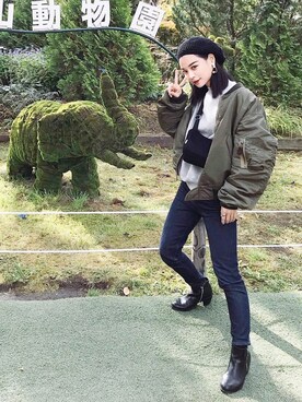 「Settimissimo（セッティミッシモ）のアイテム」を使った、ARISAさん（レディース・157cm）の秋コーディネート