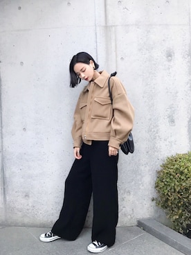 「Settimissimo（セッティミッシモ）のアイテム」を使った、ARISAさん（レディース・157cm）の秋コーディネート