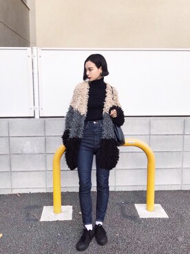 「Settimissimo（セッティミッシモ）のアイテム」を使った、ARISAさん（レディース・157cm）の秋コーディネート