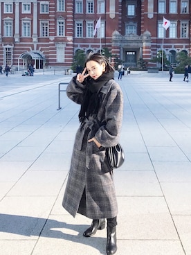 ARISAさん（レディース・157cm）の冬コーディネート