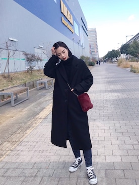 ARISAさん（レディース・157cm）の冬コーディネート