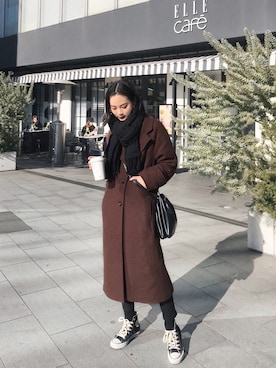 ARISAさん（レディース・157cm）の冬コーディネート