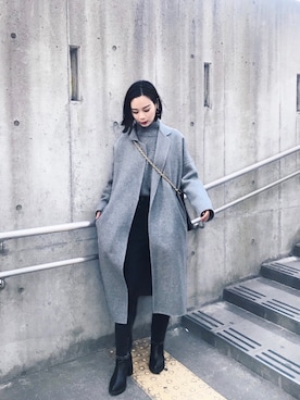 ARISAさん（レディース・157cm）の冬コーディネート