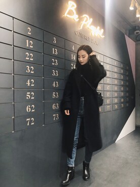 ARISAさん（レディース・157cm）の冬コーディネート