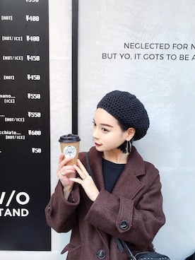 ARISAさん（レディース・157cm）の冬コーディネート