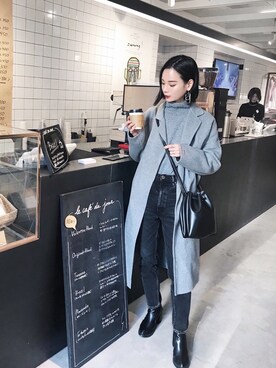 ARISAさん（レディース・157cm）の冬コーディネート